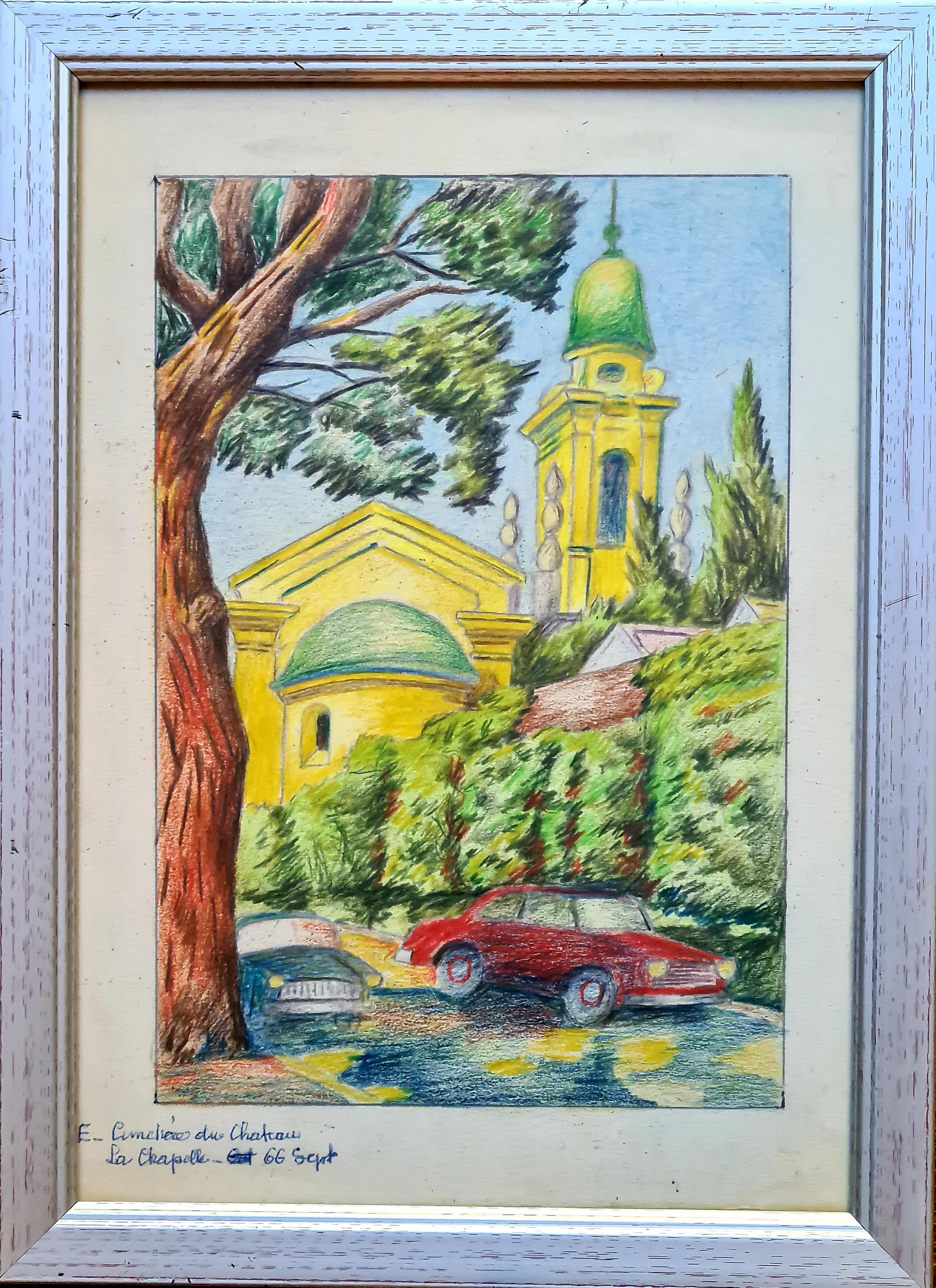 Disegno francese di metà secolo, 'Ligne Claire' dopo Hergé, Nizza, Sud della Francia
