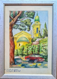 Disegno francese di metà secolo, 'Ligne Claire' dopo Hergé, Nizza, Sud della Francia