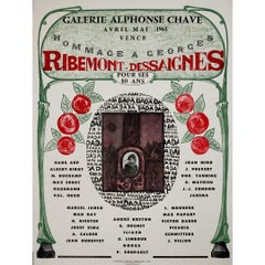Remarquable exposition originale de 1965 Galerie Alphonse Chave - DADA