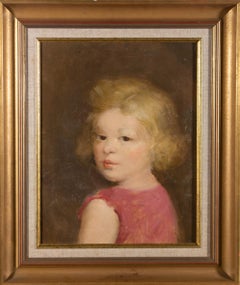 Georges Rogy (1897-1981) - Mid 20th Century Oil, Portrait Of A Blond Girl