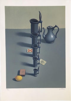 Still Life Lemon - Original Lithograph Handsigned Numbered