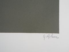 Surrealist Still Life with Lemon - Original Lithograph Handsigned and Numbered