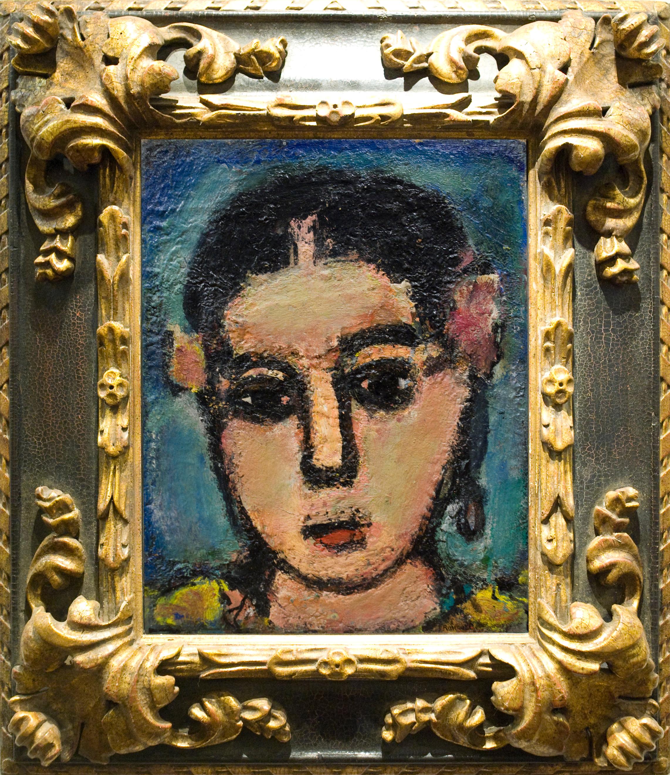 Carlotta  - Post-Impressionist Painting by Georges Rouault