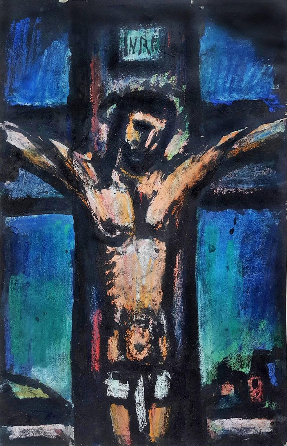 Georges Rouault Portrait Painting - Crucifixion:  from the The Lewisohn Collection