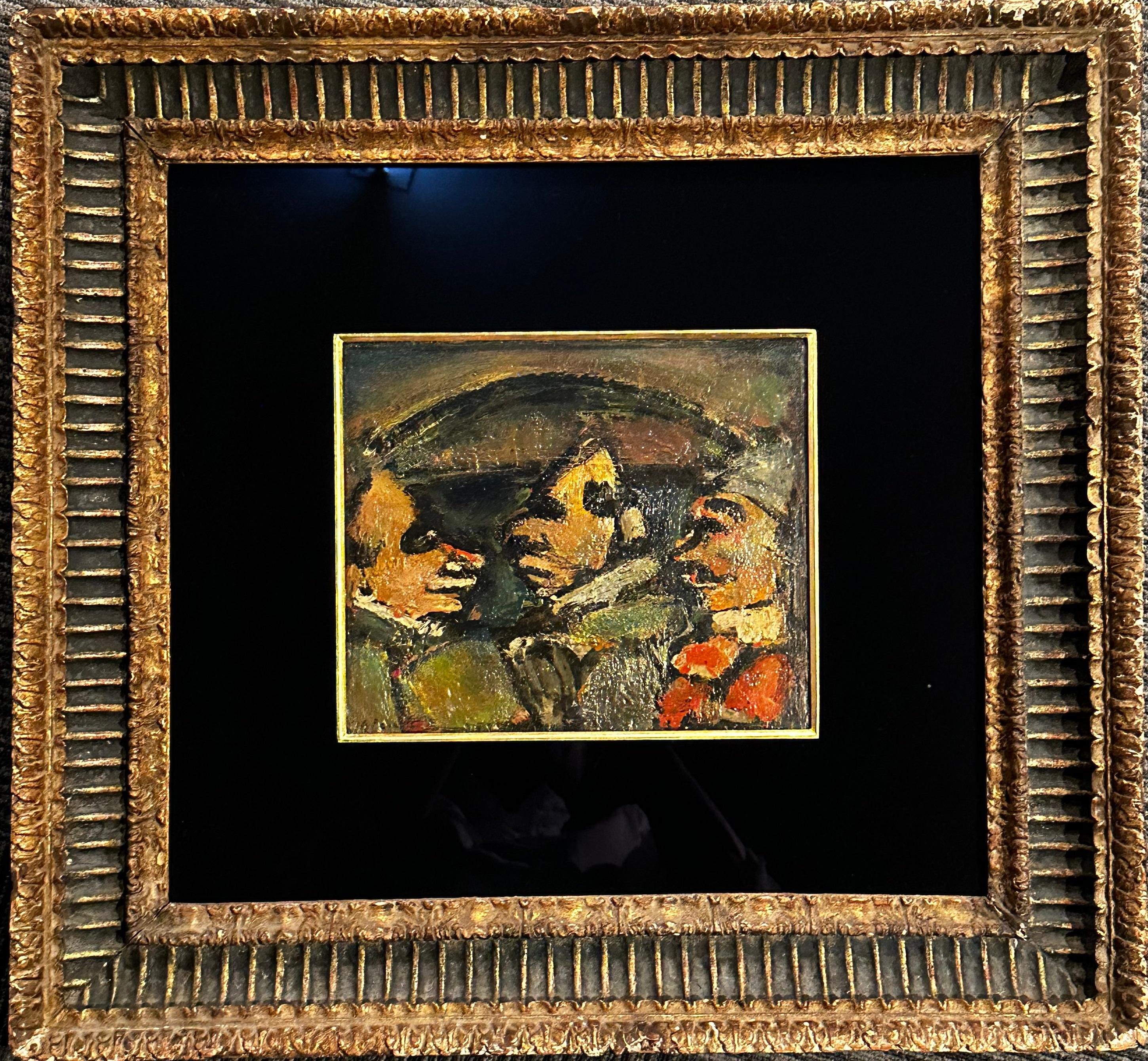 Georges Rouault Portrait Painting - Trio(Cirque)