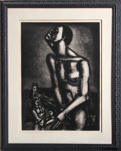 Are We Not All Convicts?, Signed Expressionist Aquatint by Georges Rouault