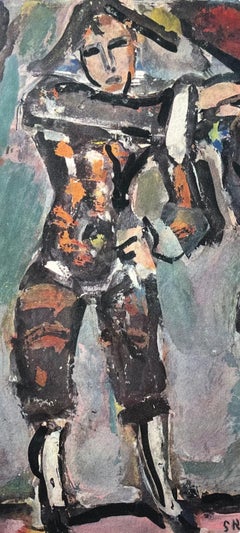 Georges Rouault, Harlequin, from Divertissement, 1943