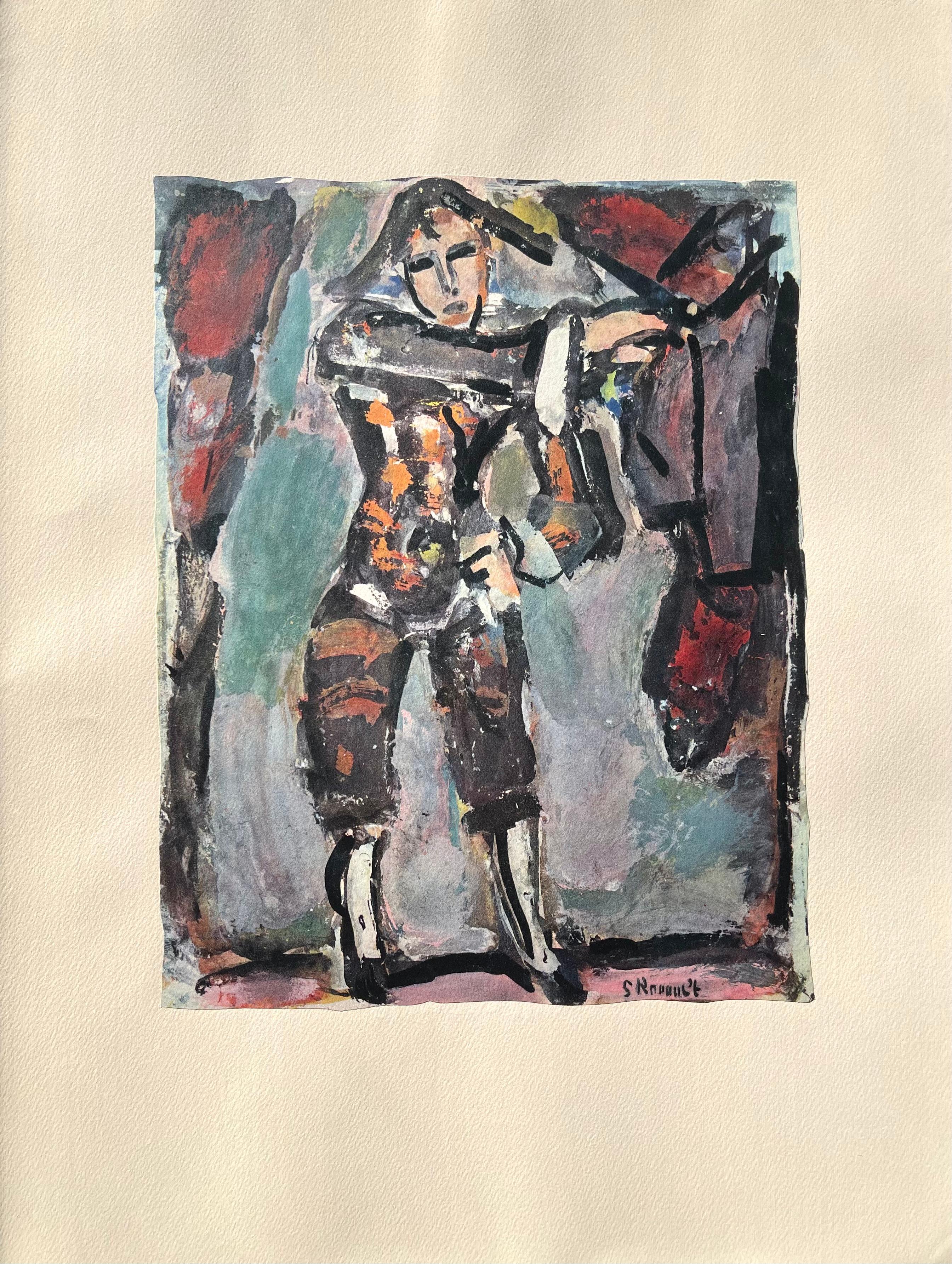 Georges Rouault, Harlequin, from Divertissement, 1943 For Sale 4