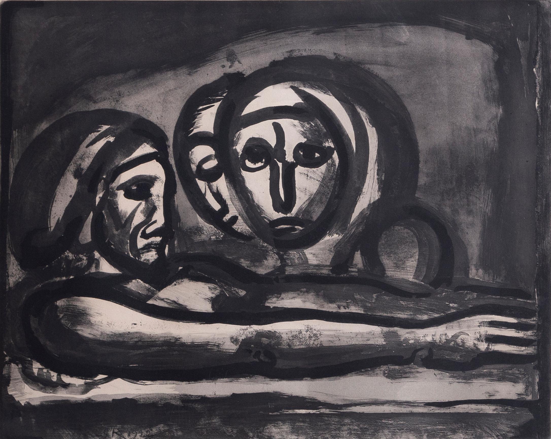 Au Presser Le Raisin Fut Foule', 1922, intaille de Georges Rouault en vente 5