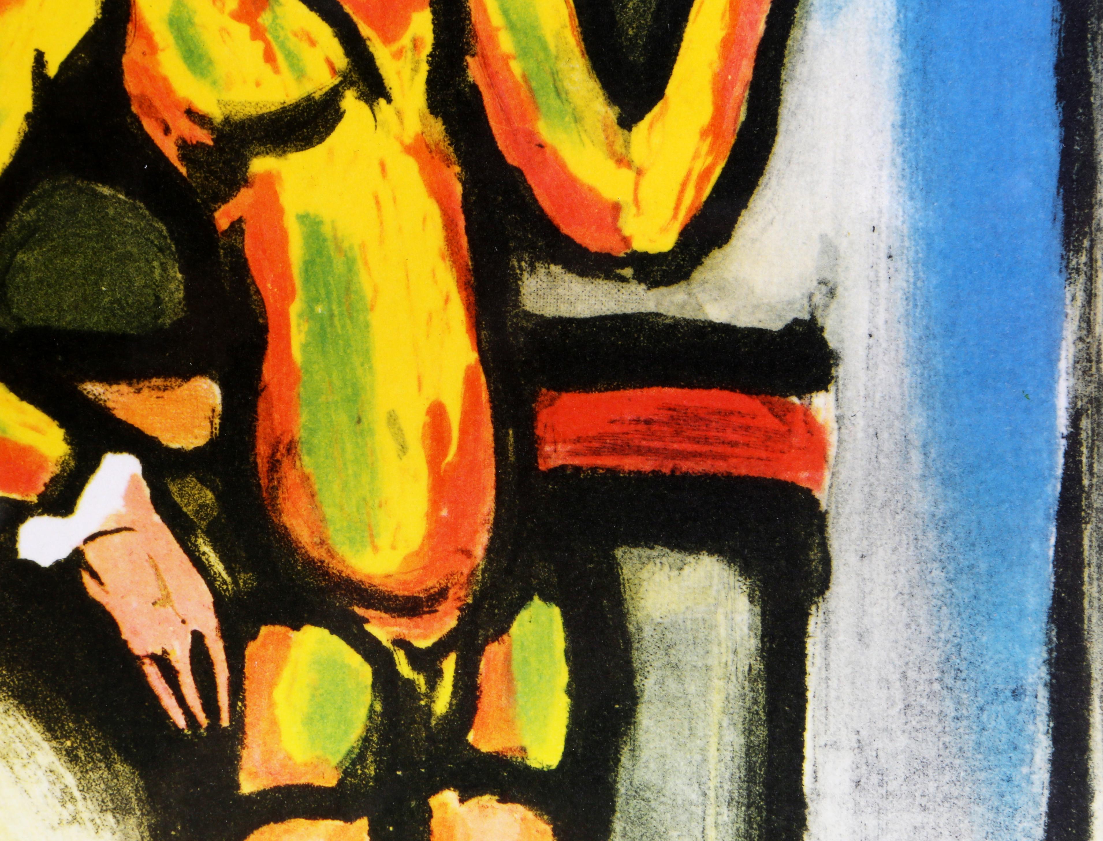 Auguste, Offset Lithograph by Georges Rouault For Sale 1