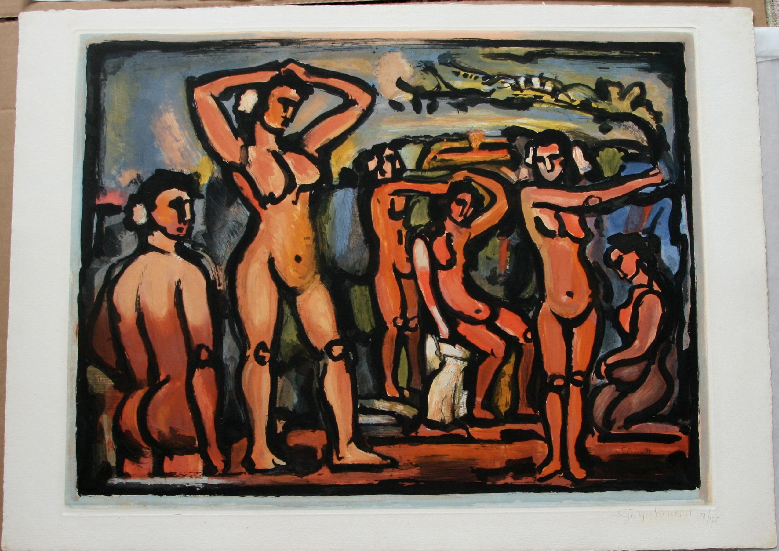 Automne (Autumn) - Expressionist Print by Georges Rouault