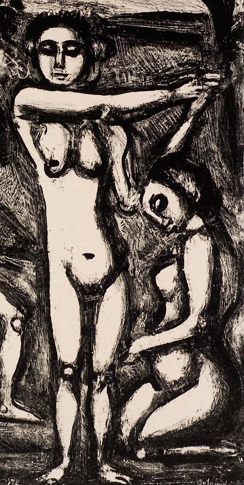 Automne (Schwarz), Figurative Print, von Georges Rouault