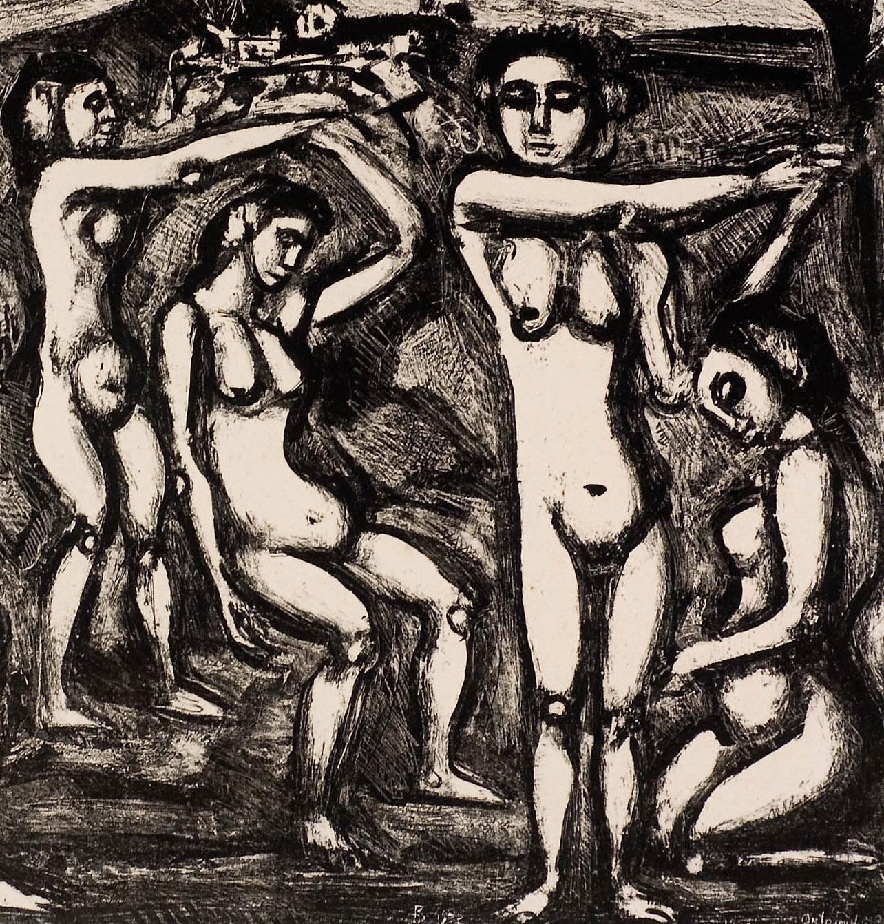 Automne - French School Print by Georges Rouault