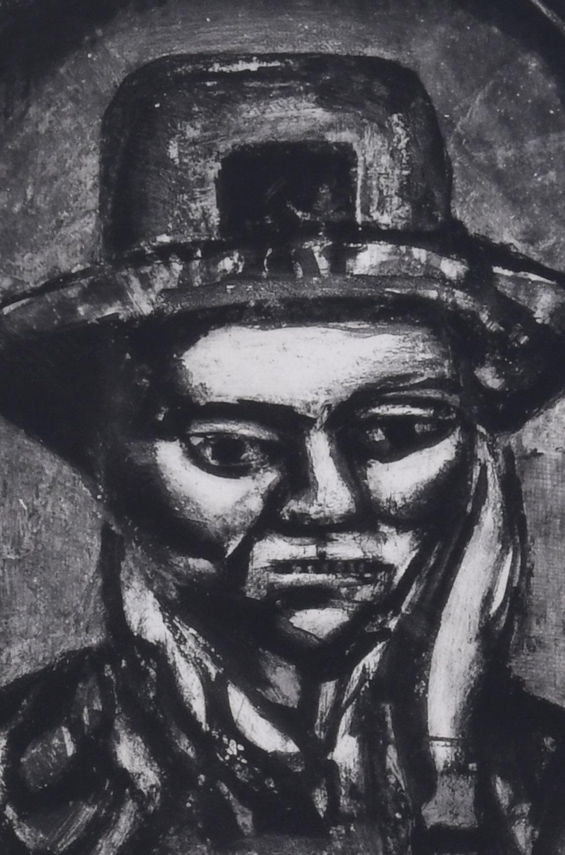 Chinois erfindet, dit-on, la poudre a canon, nous en fit don – Print von Georges Rouault