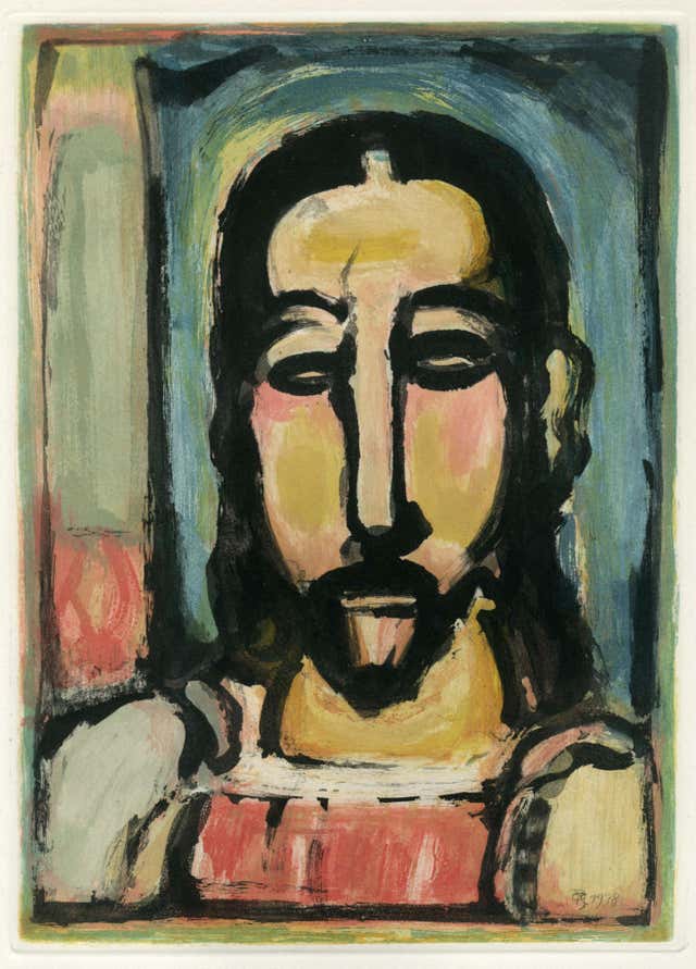 Georges Rouault - Christ (de face) at 1stDibs | georges rouault prints ...