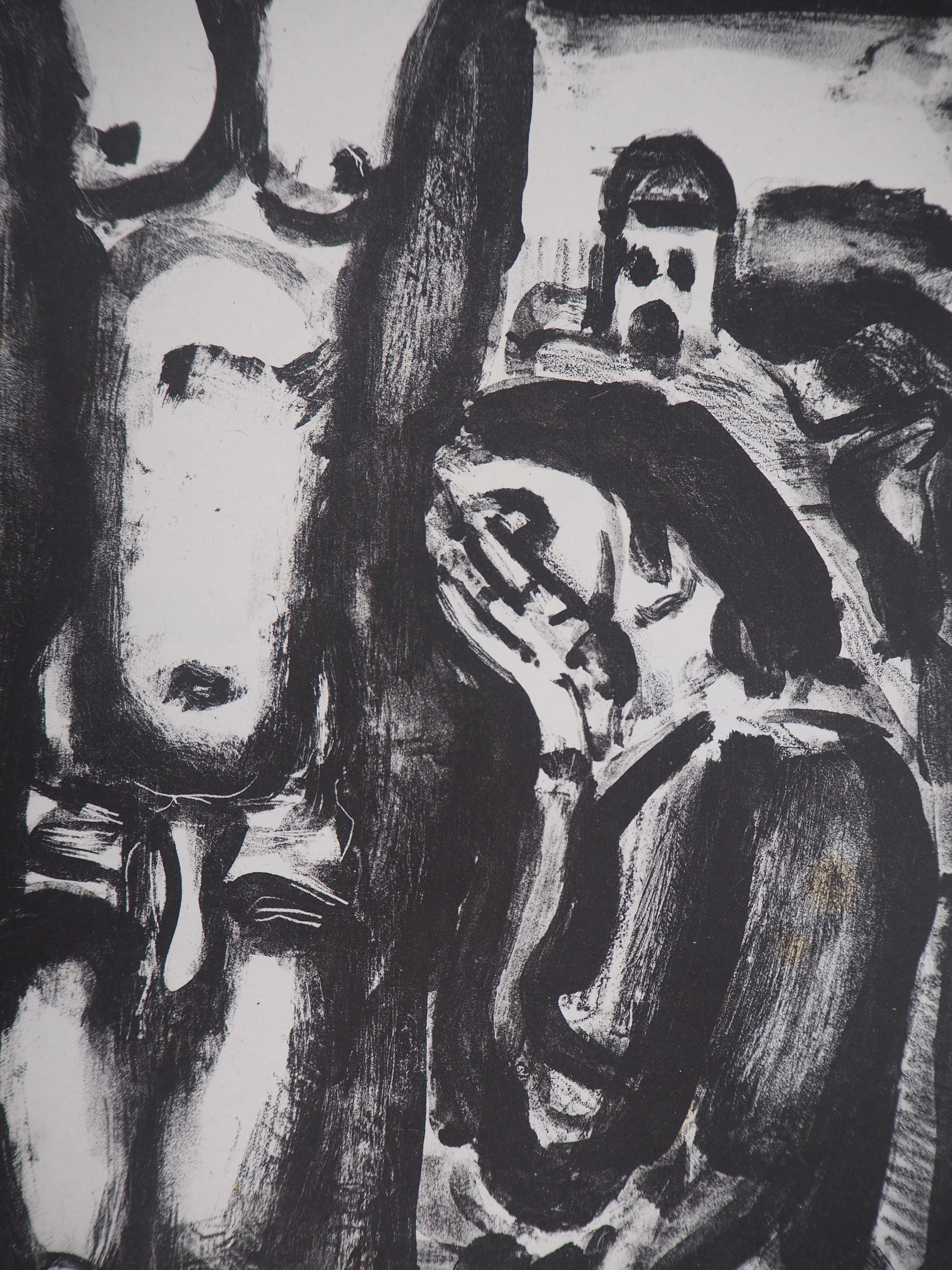 Georges ROUAULT
Christ on the Cross

Original lithograph
Printed signature in the plate
On Chine paper 36.5 x 27.5 cm (c. 14.2 x 10.6 in)

REFERENCES : Catalog raisonne : I. Rouault #306

INFORMATION : Edited by the Galerie des Peintres-Graveur,