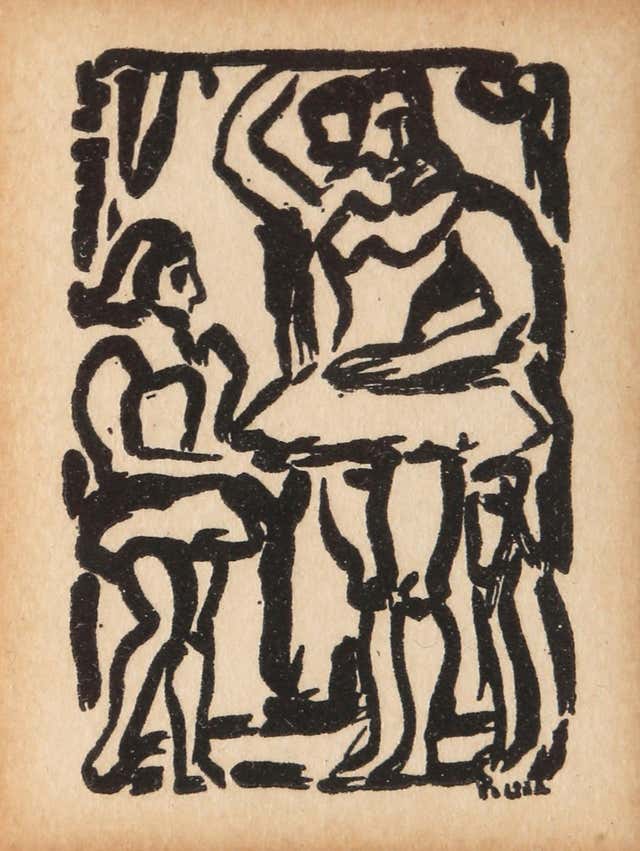 Georges Rouault Abstract George Rouault, 'Musee Du Louvre' Original Vintage Exhibition Poster ...