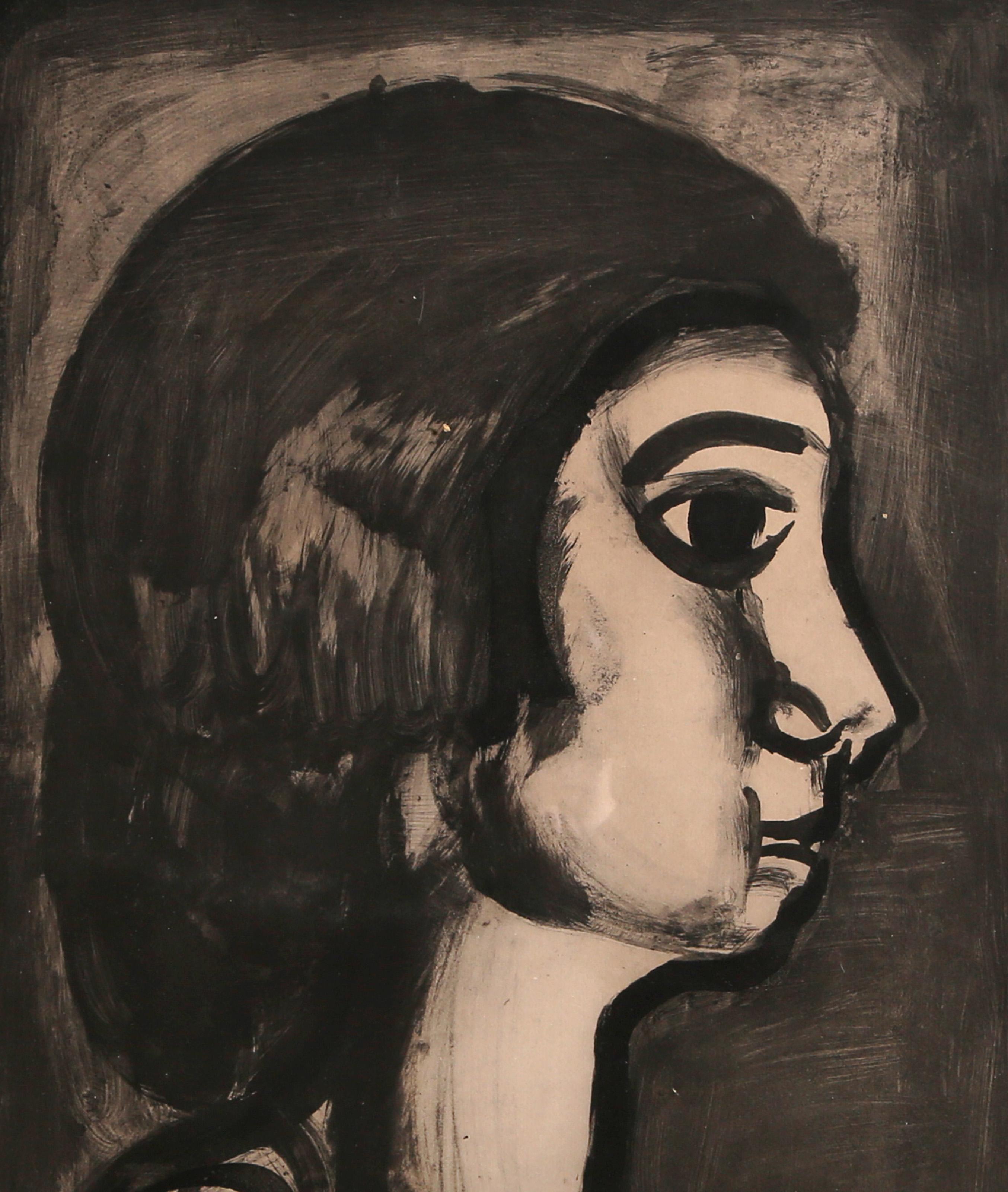 Daughter of Joy, Modern Aquatint and drypoint by Georges Rouault For Sale 1
