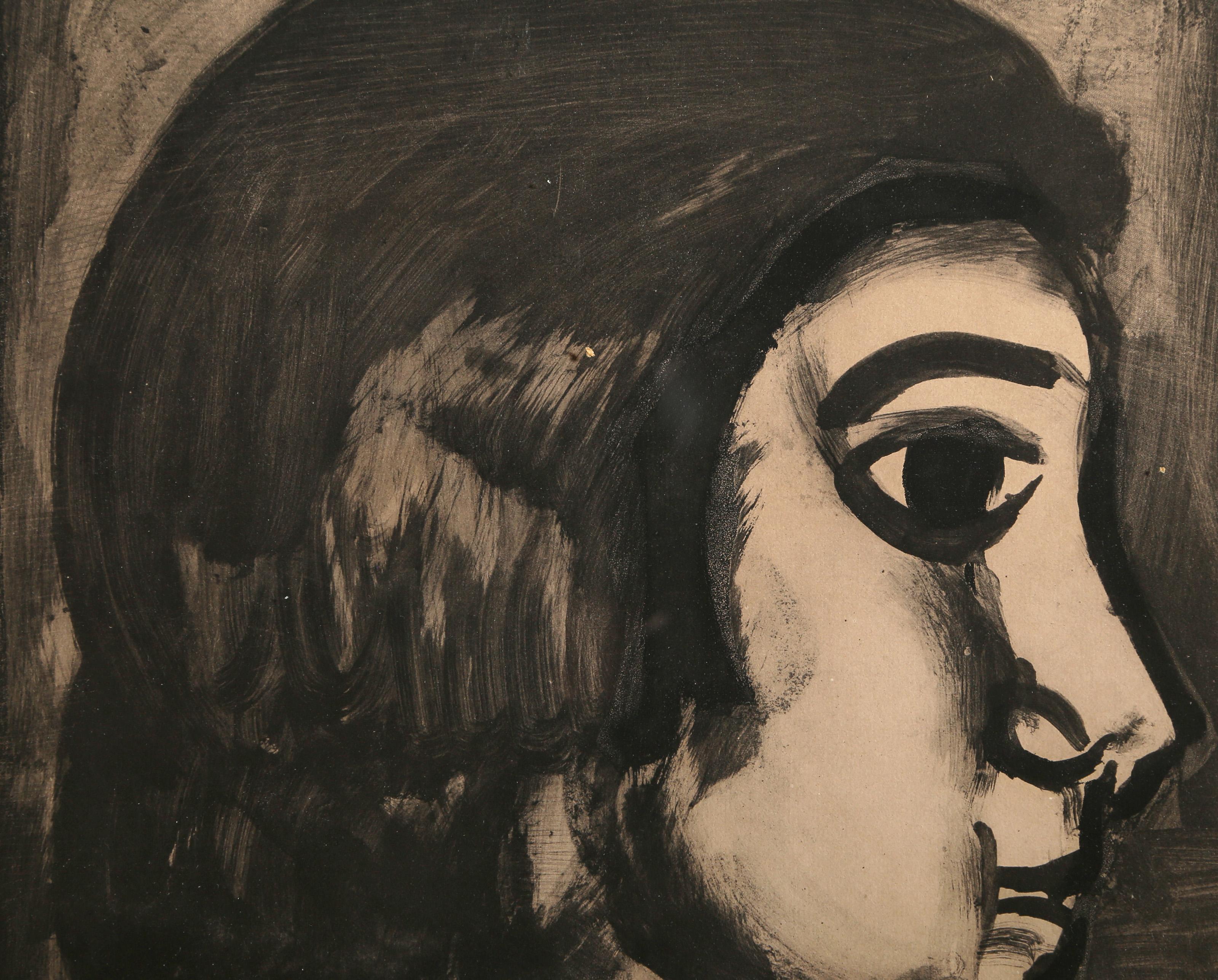 Daughter of Joy, Modern Aquatint and drypoint by Georges Rouault For Sale 2