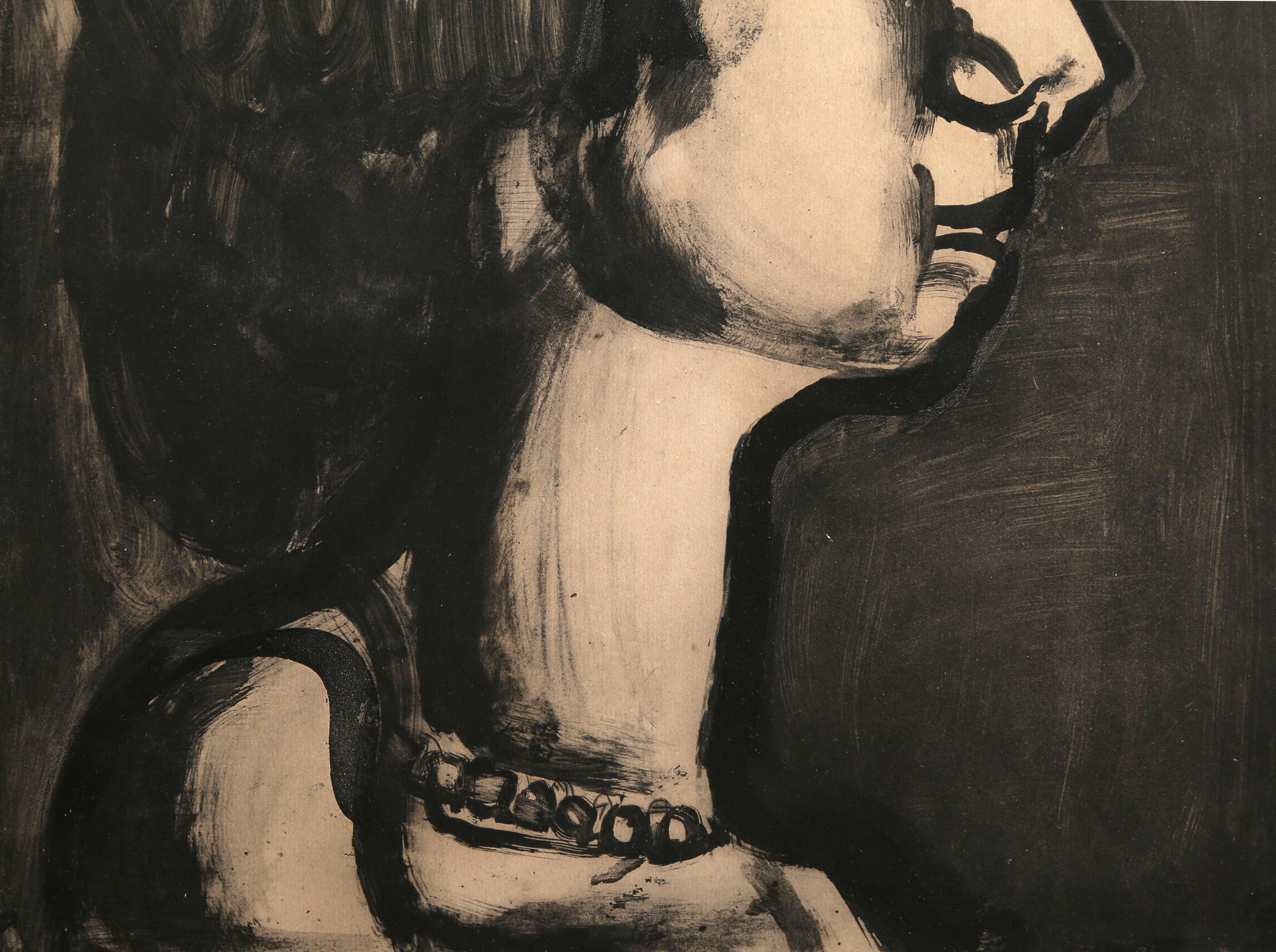 Daughter of Joy, Modern Aquatint and drypoint by Georges Rouault For Sale 3