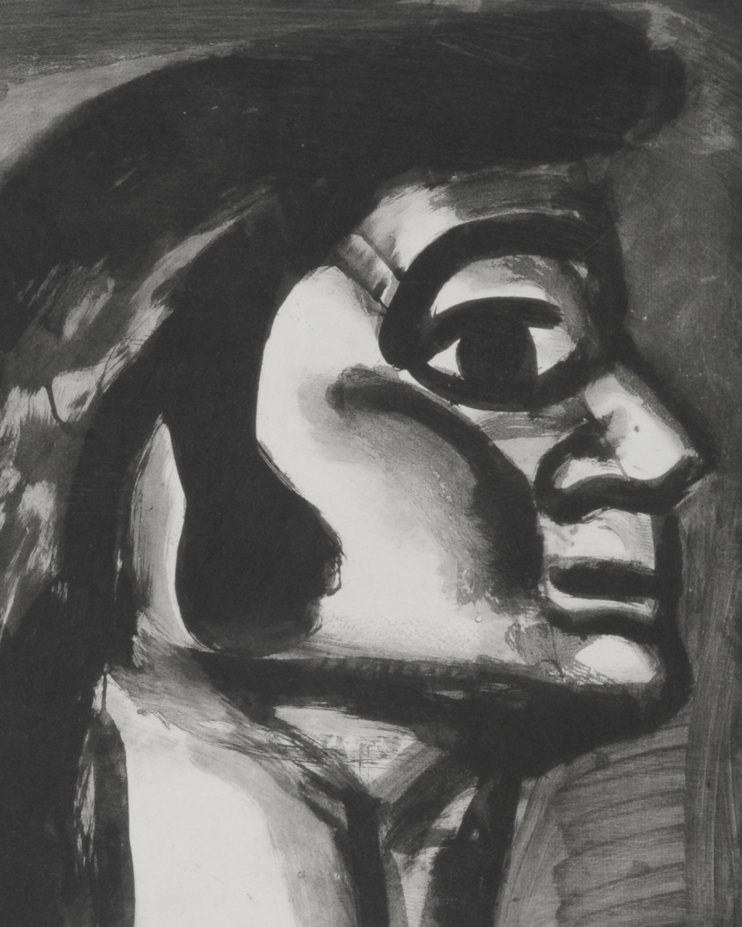 En bouche qui fut fraîche, goût de fiel  (In the mouth that was once fresh, ... - Print by Georges Rouault