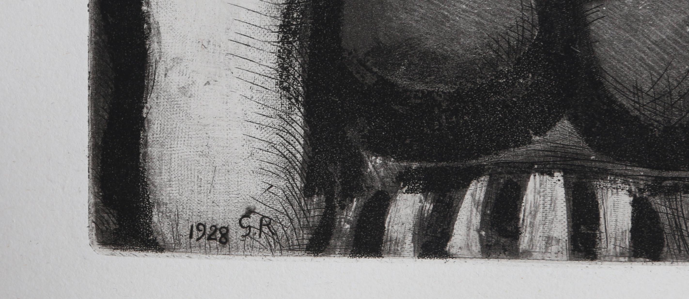 Femme au Collier from The Reincarnations du Pere Ubu, by Georges Rouault For Sale 1