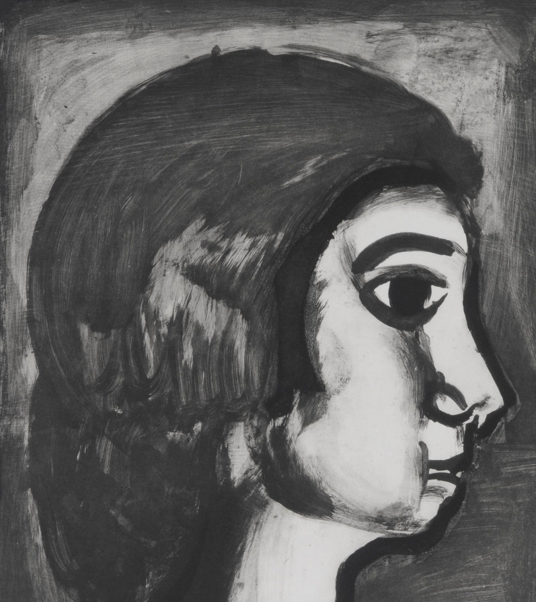 Fille dite de joie (They Call Her Daughter of Joy) - French School Print by Georges Rouault