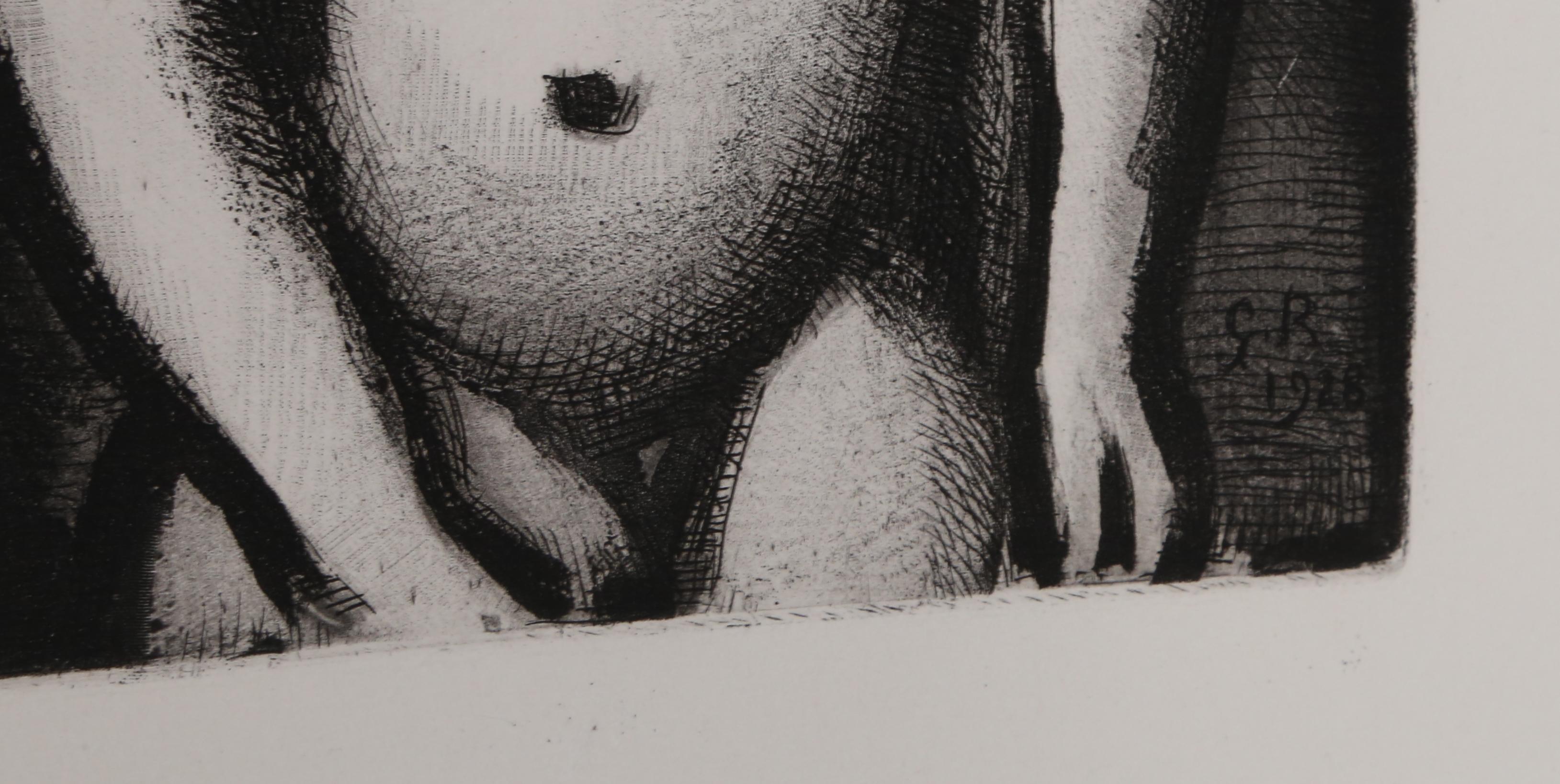 Fille Nue from Le Reincarnations du Pere Ubu, by Georges Rouault For Sale 1
