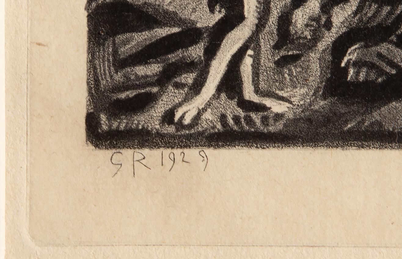 From Les Reincarnations du Pere Ubu, Surrealist Etching by Georges Rouault For Sale 3