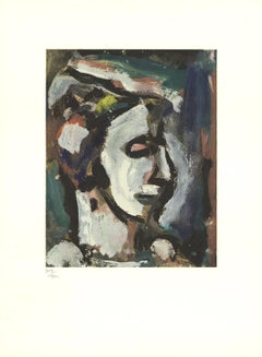 Georges Rouault "Ritratto di Camille" 1969- Litografia