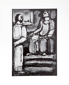 Jesus Before Pilate, Lithograph by Georges Rouault (After)