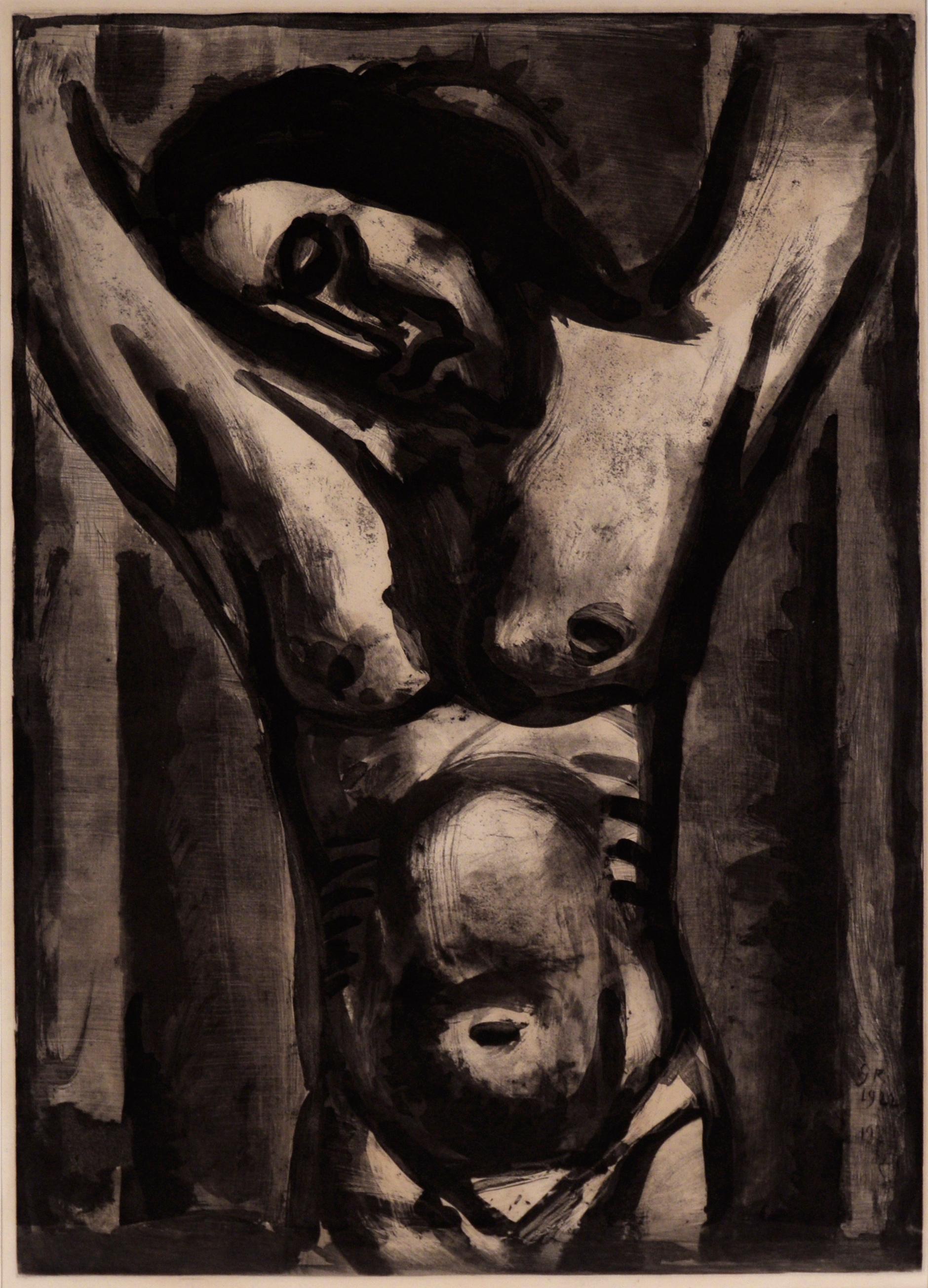 Jèsus sera en Agonie jusqu'à la fin du Monde; from Folio Miserere, 1922 - Print by Georges Rouault