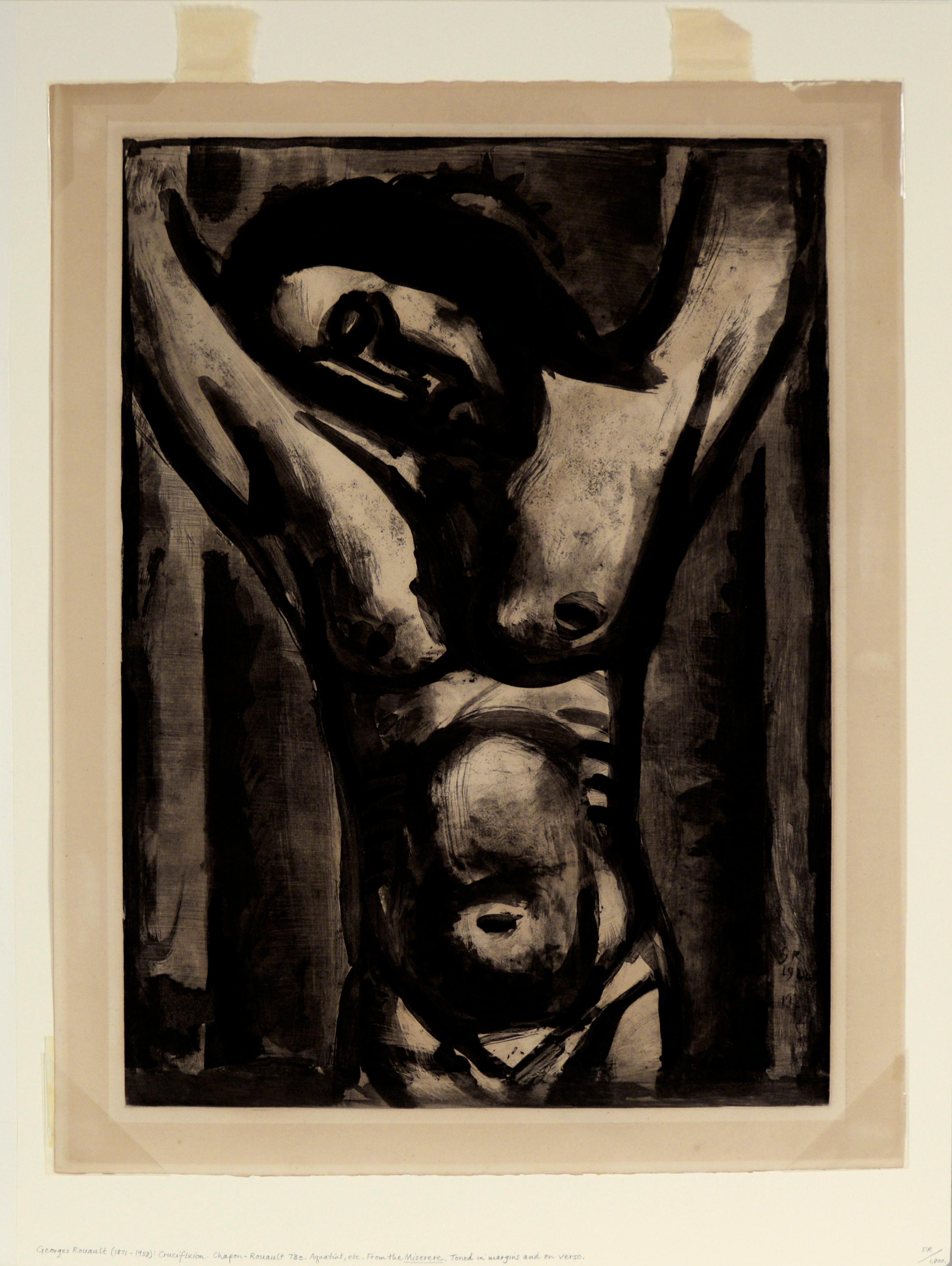 Jèsus sera en Agonie jusqu'à la fin du Monde; from Folio Miserere, 1922 For Sale 2