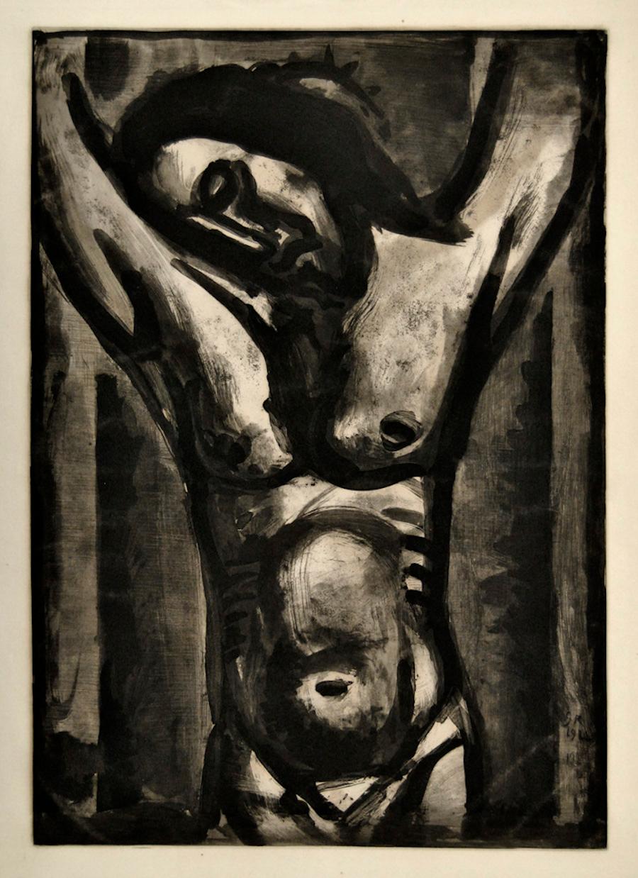 Georges Rouault Figurative Print - Jesus Sera en Agonie Jusqu'a la Fin Du Monde - Etching by G. Rouault 