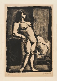 La Fille - Original Lithograph by Georges Rouault