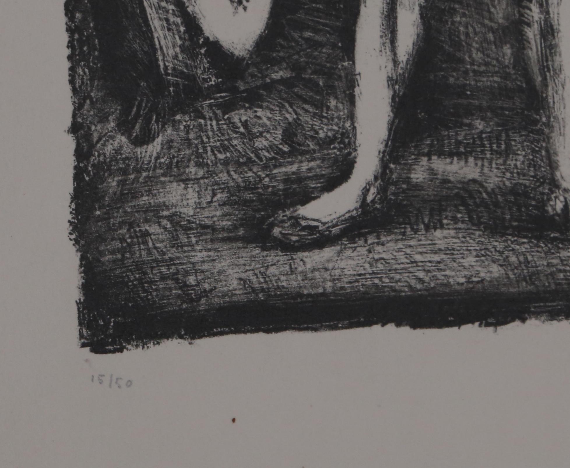 La Lutteuse, 1928 Lithograph by Georges Rouault For Sale 1