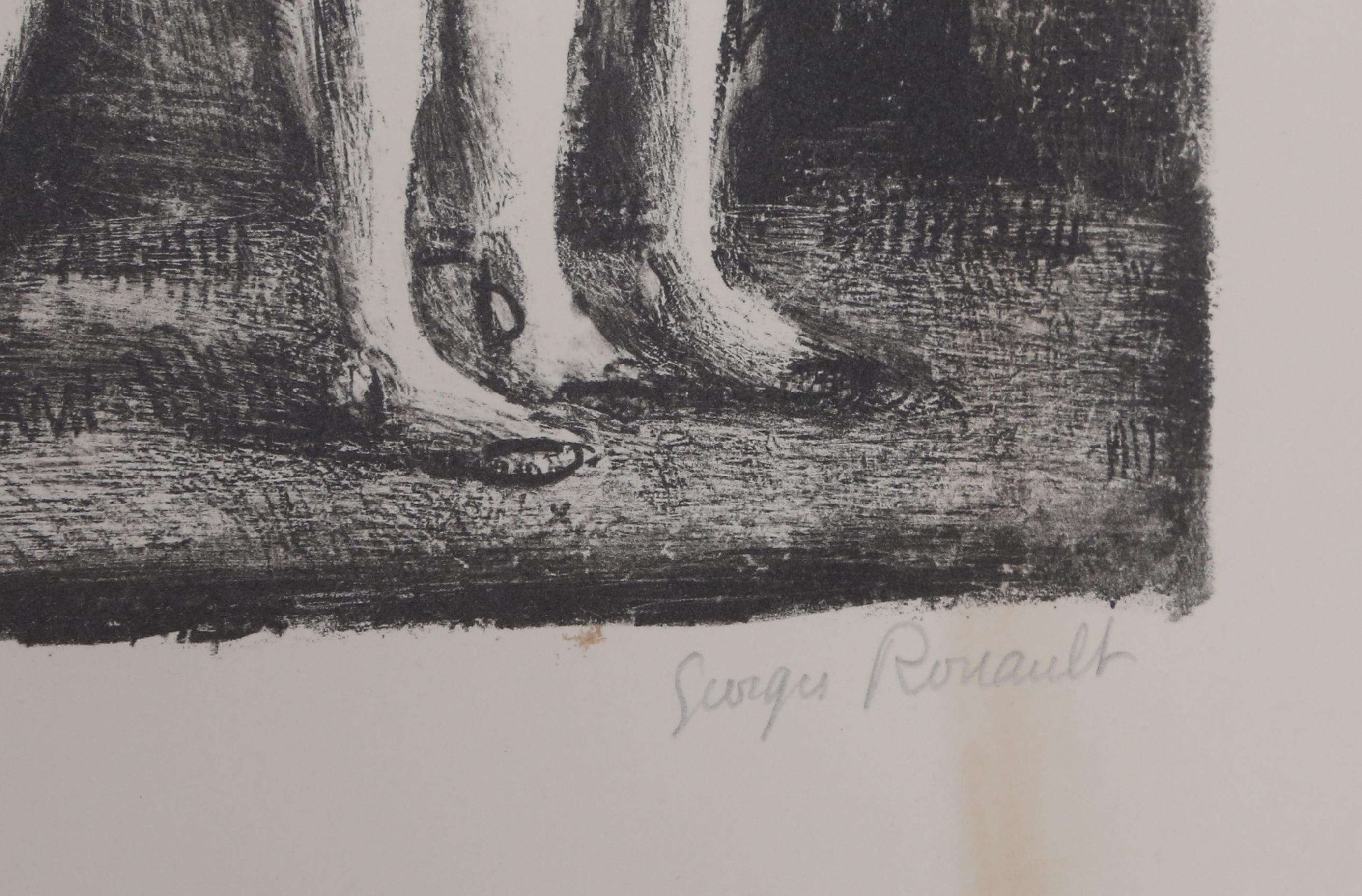 La Lutteuse, 1928 Lithograph by Georges Rouault For Sale 2