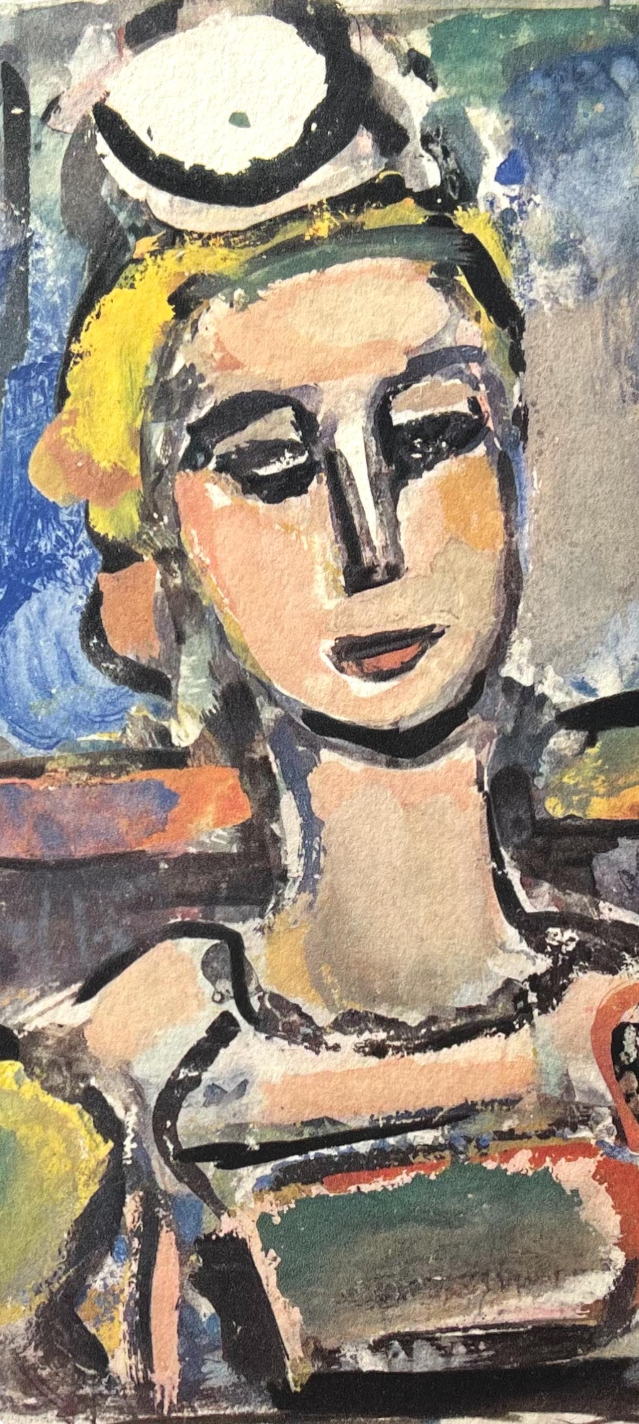 (tariff free*) La Roussalka, Divertissement, Éditions de la Revue Verve - Print by Georges Rouault