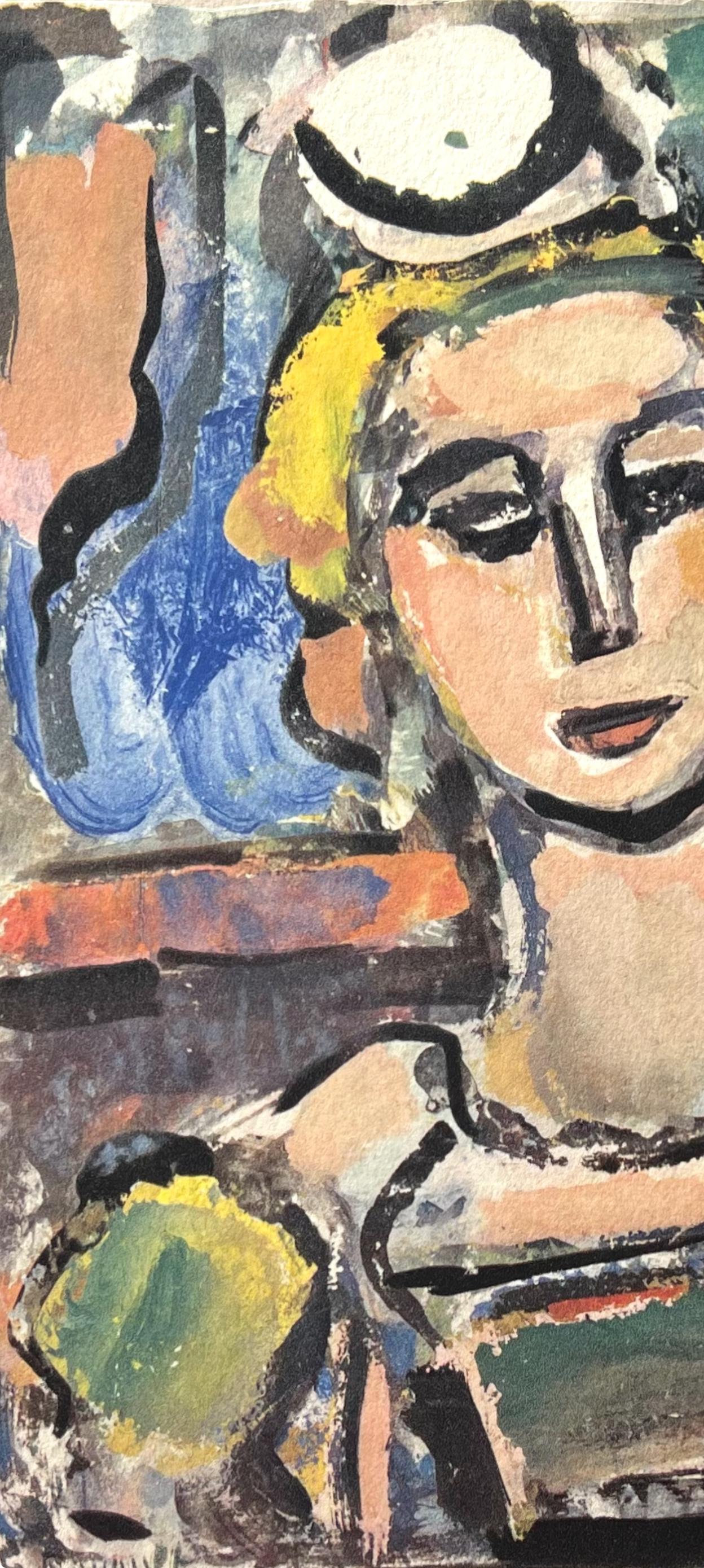 (tariff free*) La Roussalka, Divertissement, Éditions de la Revue Verve - Modern Print by Georges Rouault