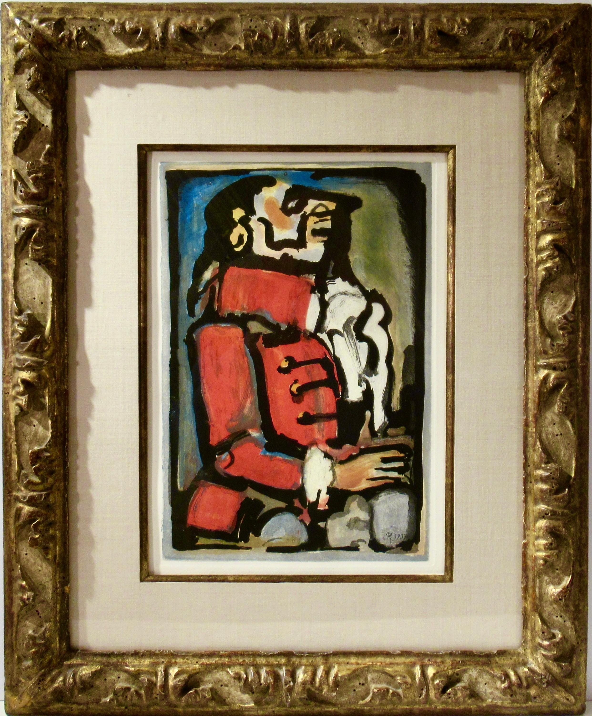 Print Georges Rouault - « Laquais », extrait de la suite « Les Fleurs du Mal »