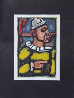 Le Clown, cartel serigrafiado de Georges Rouault (after)