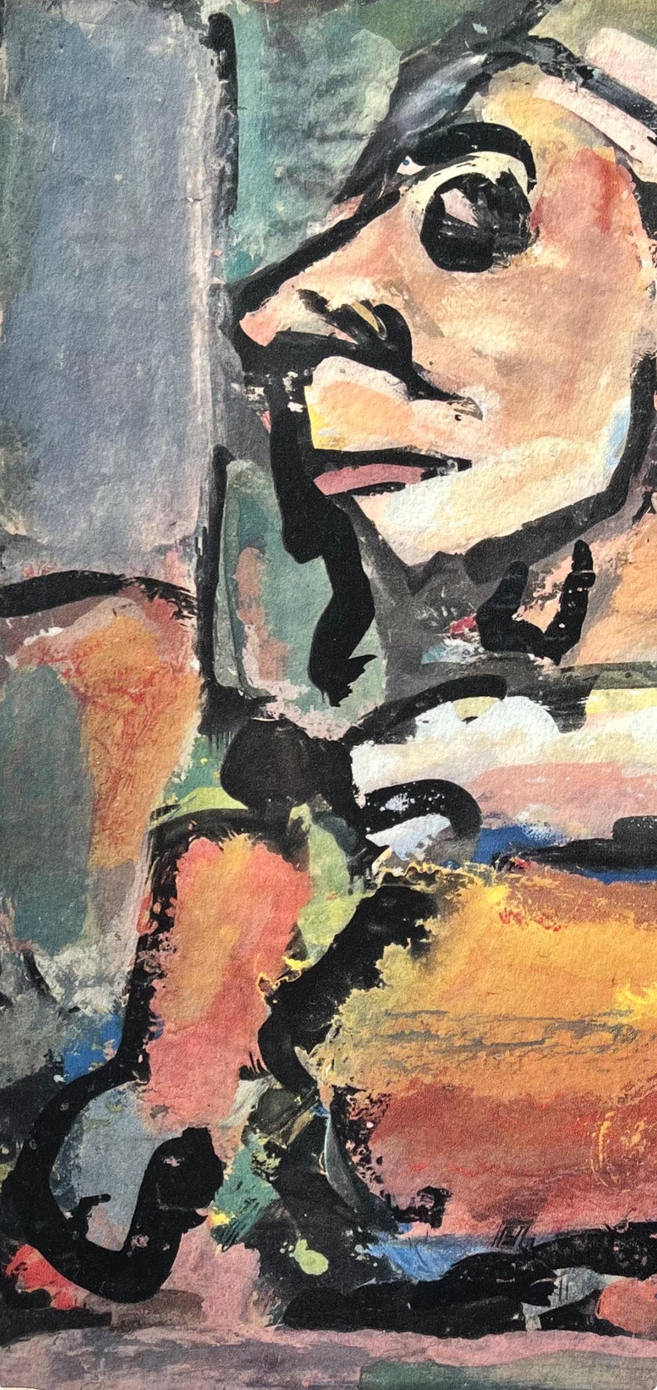 (tariff free*) Le Moqueur, Divertissement, Éditions de la Revue Verve - Modern Print by Georges Rouault