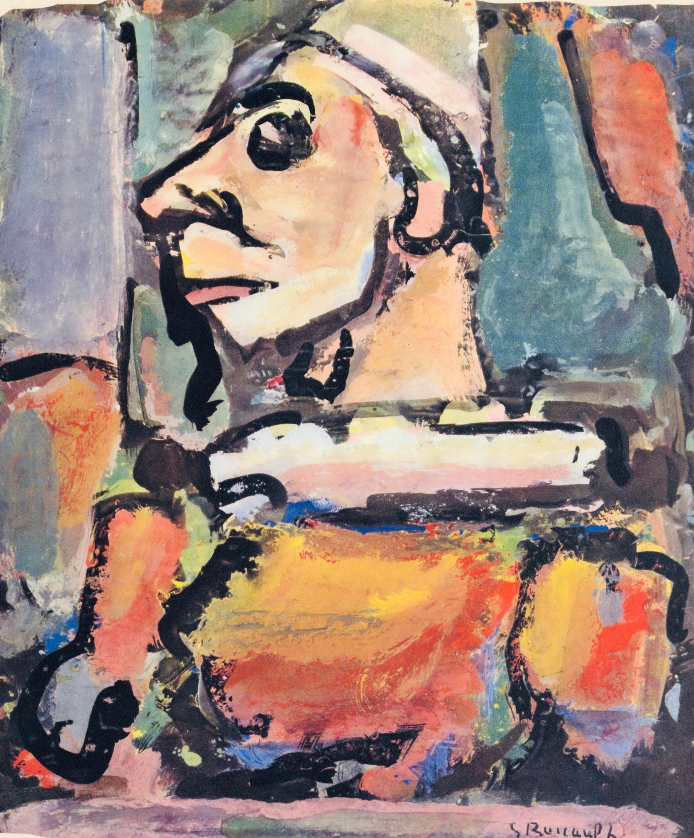 Figurative Print de Georges Rouault - Le Moqueur, Divertissement, Éditions de la Revue Verve