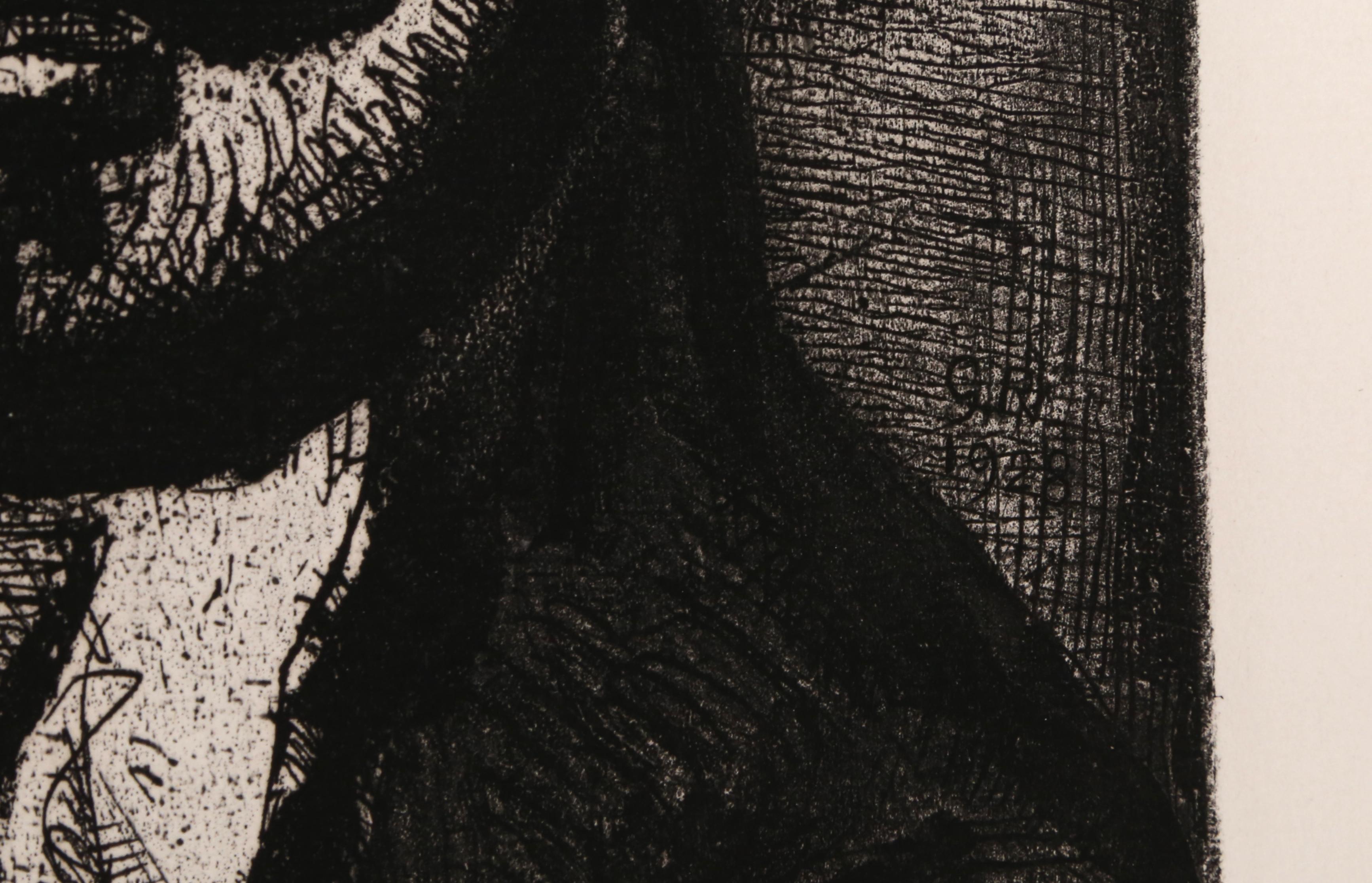 Le Politicard da Le Reincarnazioni di Pere Ubu, di Georges Rouault in vendita 1