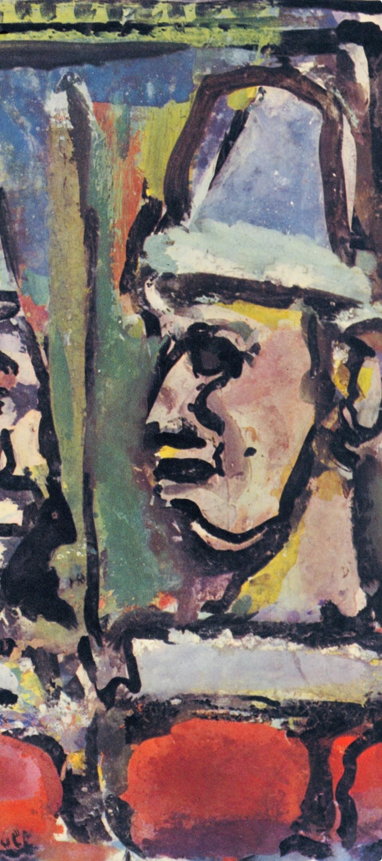 Les deux Anciens, Divertissement, Éditions de la Revue Verve - Print de Georges Rouault