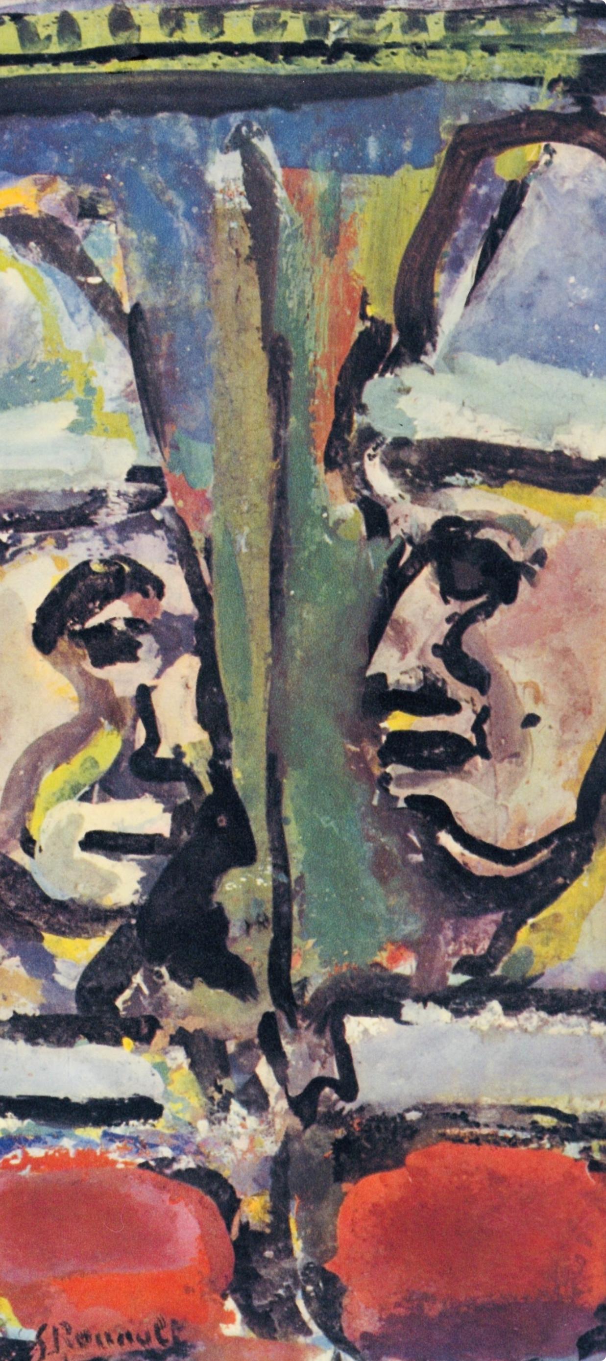 Les deux Anciens, Divertissement, Éditions de la Revue Verve - Print Moderno de Georges Rouault
