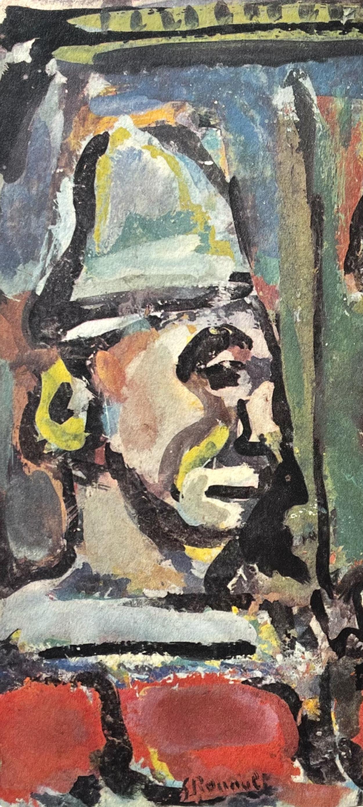 (tariff free*) Les deux Anciens, Divertissement, Éditions de la Revue Verve - Modern Print by Georges Rouault