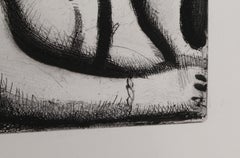 Les Deux Matrones, Art Nouveau Etching by Georges Rouault