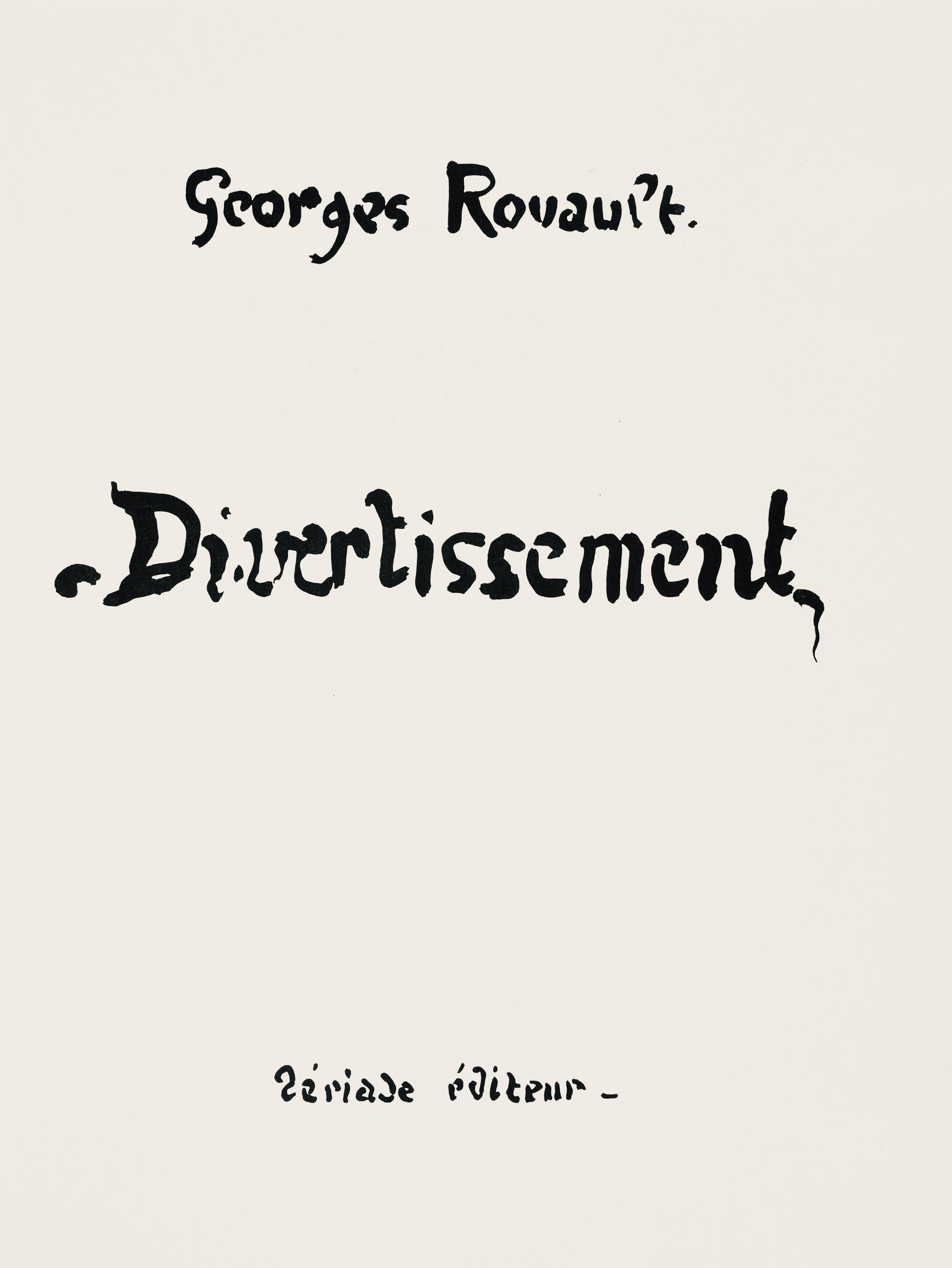 Les Deux Têtus, Divertissement, Éditions de la Revue Verve en venta 1