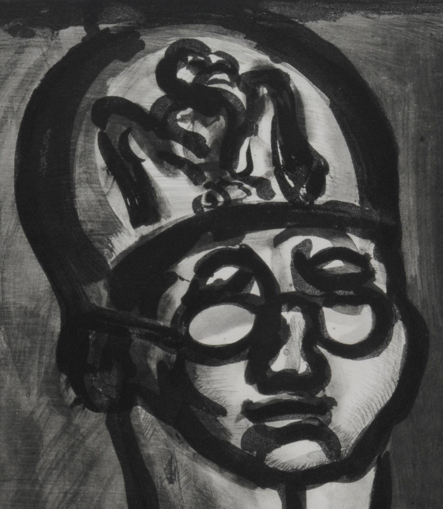 Loin du sourire de Reims (Far from the Smile of Rheims) - Print by Georges Rouault